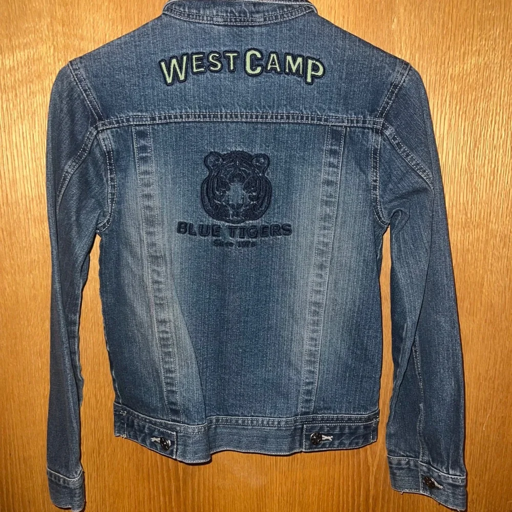 Hot & Spicy Denim Jacket Kids 134/140 Blue West Camp Blue Tigers 1472982